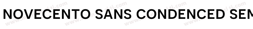 novecento sans condenced semibold字体转换